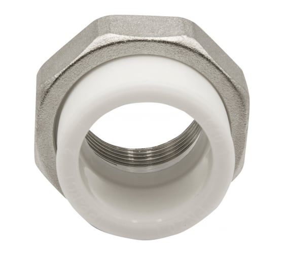Комбинированная муфта VRT разъемная, внутренняя, 40х1 1/4", EVER plast, белый 532421
