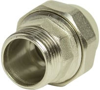 Комбинированная муфта VRT разъемная, наружная, 20х1/2", EVER plast, серый 515316