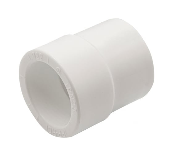 Переходная муфта VRT 40/32, наружная/внутренняя, EVER plast, белый 537526 1