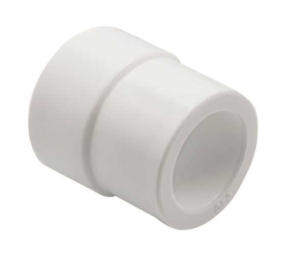 Переходная муфта VRT 40/32, наружная/внутренняя, EVER plast, белый 537526