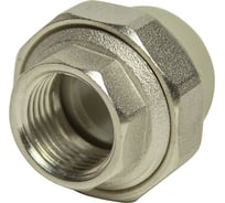 Комбинированная муфта VRT разъемная, внутренняя, 20х3/4", EVER plast, серый 532434