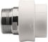 Комбинированная муфта VRT наружная, 40х1 1/4", под ключ, EVER plast, белый 538232 2