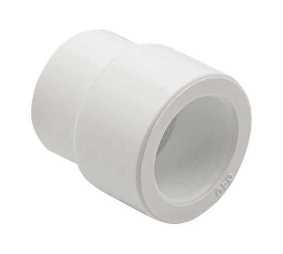 Переходная муфта VRT 40/25, наружная/внутренняя, EVER plast, белый 537525