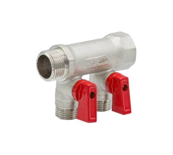 Коллектор VRT 3/4"x1/2", с отсечными кранами, 2 выхода 531861