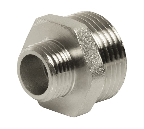Переходной ниппель VRT 1"-1/2", наружная/наружная, никель 1909-002515 503070 1
