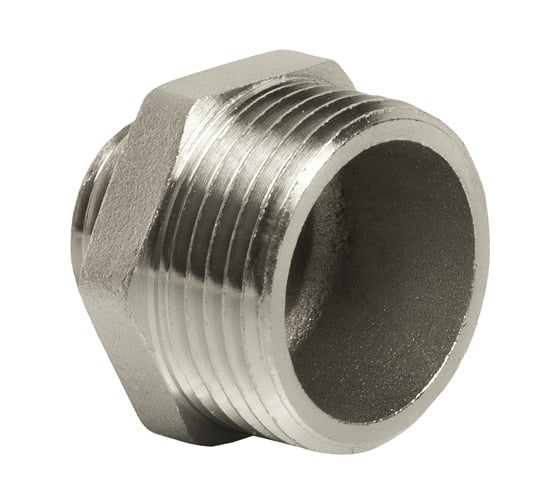 Переходной ниппель VRT 1"-1/2", наружная/наружная, никель 1909-002515 503070