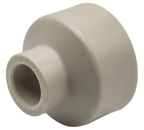 Переходная муфта VRT 40/20, внутренняя/внутренняя, EVER plast, серый 538336