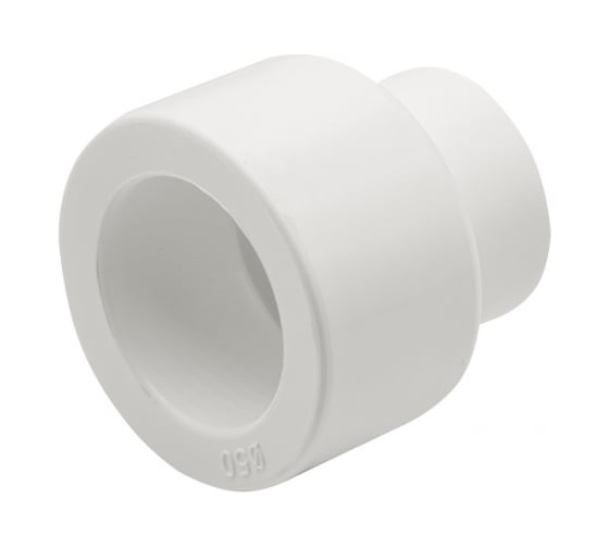Переходная муфта VRT 50/25, наружная/внутренняя, EVER plast, белый 537528