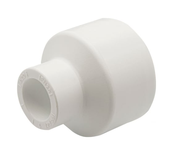 Переходная муфта VRT 50/20, наружная/внутренняя, EVER plast, белый 537527