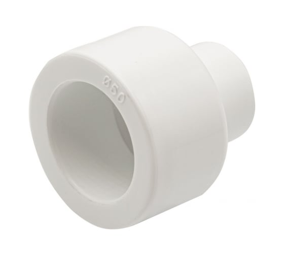 Переходная муфта VRT 50/20, наружная/внутренняя, EVER plast, белый 537527