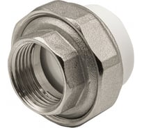 Комбинированная муфта VRT разъемная, внутренняя, 25х3/4", EVER plast, белый 515101