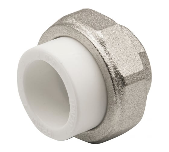 Комбинированная муфта VRT разъемная, внутренняя, 25х3/4", EVER plast, белый 515101