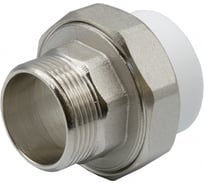 Комбинированная муфта VRT разъемная, наружная, 40х1 1/4", EVER plast, белый 532424