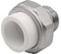 Комбинированная муфта VRT разъемная, наружная, 25х3/4", EVER plast, белый 515104 5