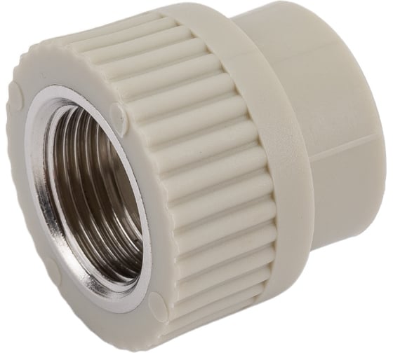 Комбинированная муфта VRT внутренняя, 25х3/4", EVER plast, серый 538312