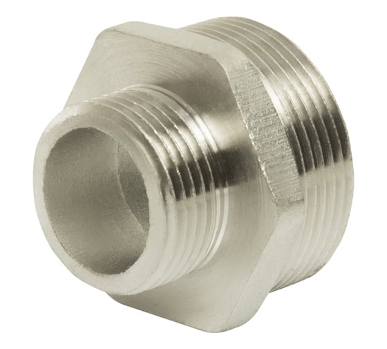 Переходной ниппель VRT 1 1/2"-1", наружная/наружная, никель 1909-004025 505347