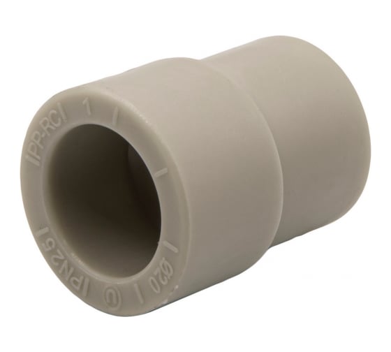 Переходная муфта VRT 25/20, наружная/внутренняя, EVER plast, серый 538348
