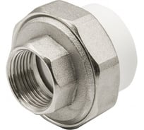 Комбинированная муфта VRT разъемная, внутренняя, 32х3/4", EVER plast, белый 532441