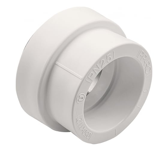 Комбинированная муфта VRT внутренняя, 50х1 1/2", под ключ, EVER plast, белый 538233