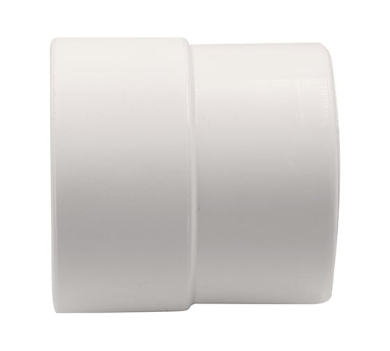 Переходная муфта VRT 50/40, наружная/внутренняя, EVER plast, белый 537530