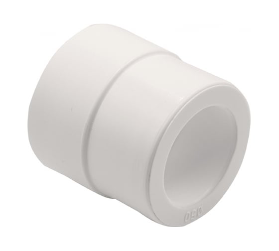 Переходная муфта VRT 50/40, наружная/внутренняя, EVER plast, белый 537530