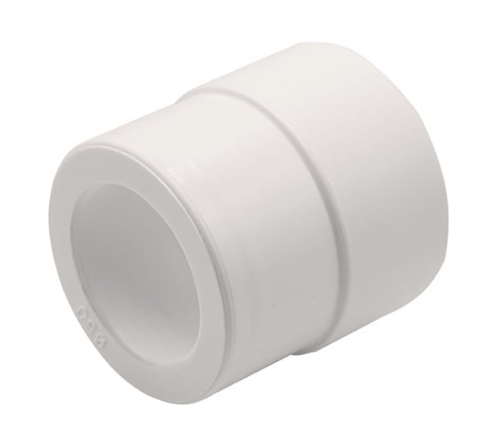 Переходная муфта VRT 50/40, наружная/внутренняя, EVER plast, белый 537530