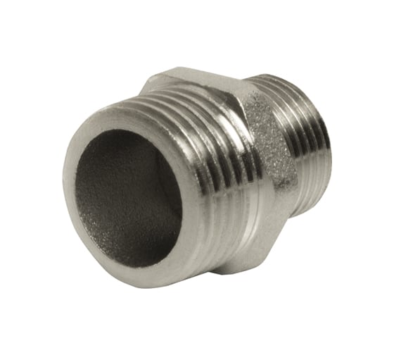 Переходной ниппель VRT 1/2"-3/8", наружная/наружная, никель 1909-001510 503071