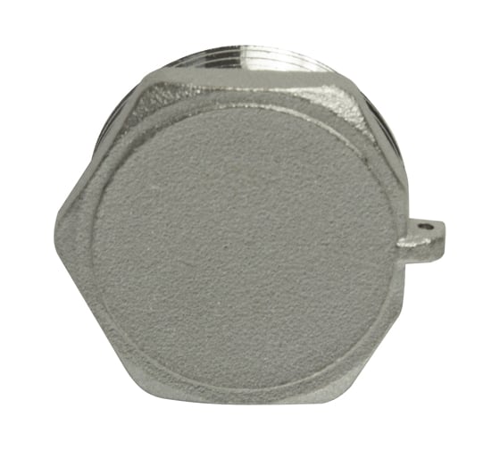 Заглушка VRT 1", наружная, с контрольным отверстием, никель 1912-000025 503075