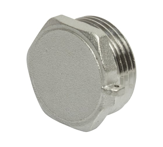 Заглушка VRT 1", наружная, с контрольным отверстием, никель 1912-000025 503075