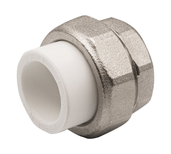 Комбинированная муфта VRT разъемная, внутренняя, 20х3/4", EVER plast, белый 532433