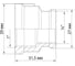 Переходная муфта VRT 1"-1/2", внутренняя/внутренняя, никель 1908-002515 503036 9