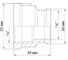 Переходная муфта VRT 1 1/2"-1 1/4", внутренняя/внутренняя, никель 1908-004032 505335 9
