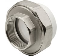 Комбинированная муфта VRT разъемная, внутренняя, 50х1 1/2", EVER plast, белый 532426