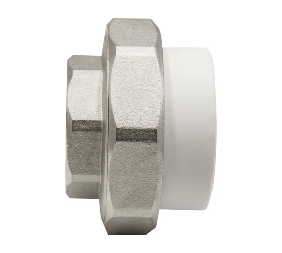 Комбинированная муфта VRT разъемная, внутренняя, 50х1 1/2", EVER plast, белый 532426