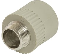 Комбинированная муфта VRT наружная, 32х3/4", EVER plast, серый 538332