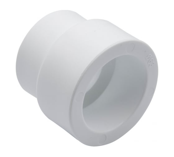 Переходная муфта VRT 63/40, наружная/внутренняя, EVER plast, белый 537534
