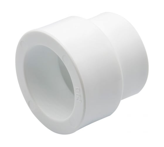 Переходная муфта VRT 63/40, наружная/внутренняя, EVER plast, белый 537534