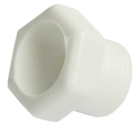 Заглушка VRT резьбовая, 1/2", наружная, белый 542472