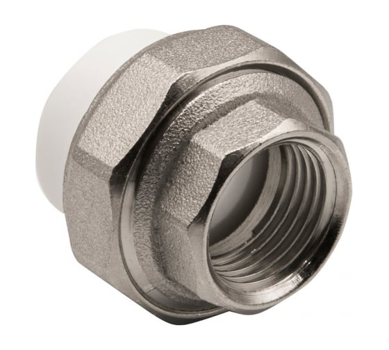 Комбинированная муфта VRT разъемная, внутренняя, 20х1/2", EVER plast, белый 515100