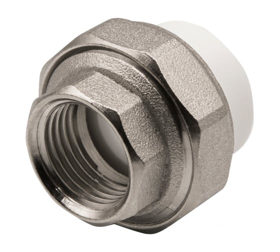 Комбинированная муфта VRT разъемная, внутренняя, 20х1/2", EVER plast, белый 515100