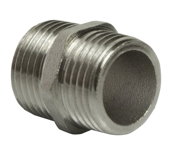 Ниппель VRT 1/2", наружная/наружная, никель 1900-001515 503034