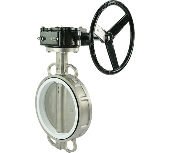 Затвор DN.ru 316L-316L-PTFE Ду250 Ру16 с редуктором RDN-5 D050-07971