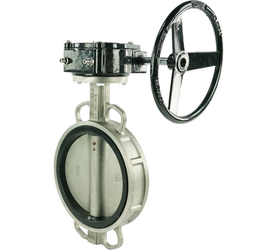 Затвор DN.ru 316L-316L-VITON Ду250 Ру16 с редуктором RDN-5 D050-08723