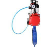 Затвор DN.ru GGG50-GGG40-EPDM Ду200 Ру16 с пневмоприводом, пневмораспределителем, БПВ, БКВ D050-08180