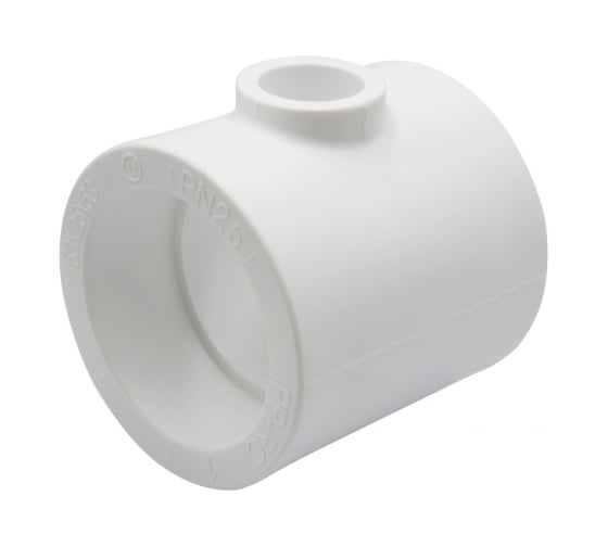 Переходной тройник VRT 63х25х63 EVER plast, белый, Россия 537472
