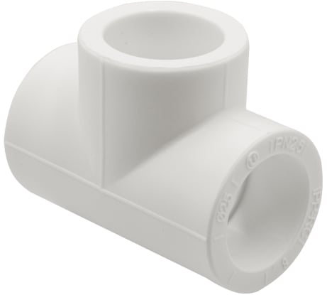 Тройник VRT 25 EVER plast, белый, Россия 537506