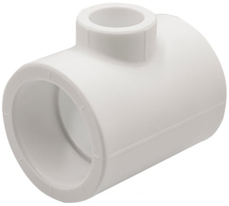 Переходной тройник VRT 40х20х40 EVER plast, белый, Россия 537459
