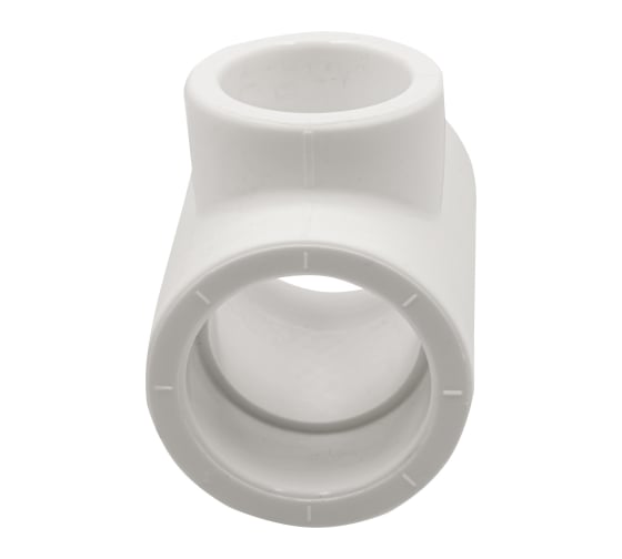 Переходной тройник VRT 40х32х40 EVER plast, белый, Россия 537463