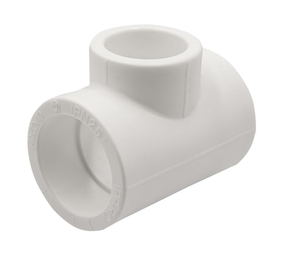 Переходной тройник VRT 40х32х40 EVER plast, белый, Россия 537463