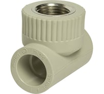 Комбинированный тройник VRT внутренняя, 20х1/2х20 EVER plast, серый, Россия 538383